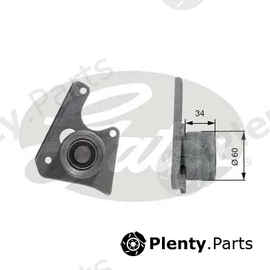 Gates T42069 — Deflection/Guide Pulley, timing belt PowerGrip®
