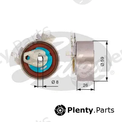 Gates T43154 — Tensioner Pulley, timing belt PowerGrip®