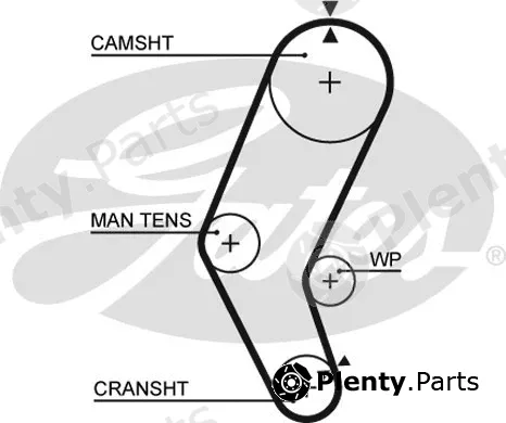 Gates 5401 — Timing Belt PowerGrip®
