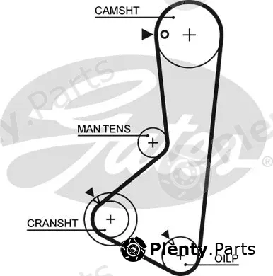 Gates 1256RM — Timing Belt RoadMax™ Value Line