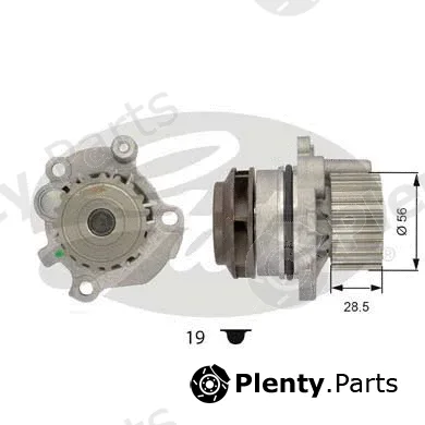Gates WP0034 — Water Pump, engine cooling