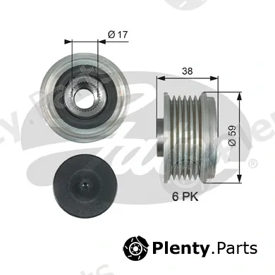 Gates OAP7177 — Alternator Freewheel Clutch DriveAlign®
