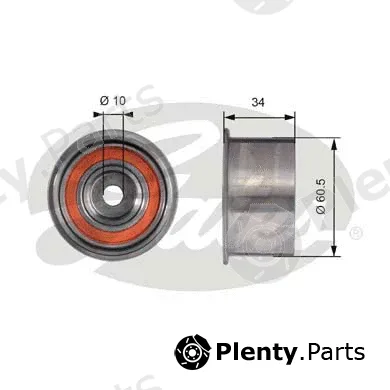 Gates T41226 — Deflection/Guide Pulley, timing belt PowerGrip®