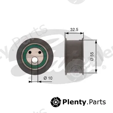 Gates T42041A — Tensioner Pulley, timing belt PowerGrip®