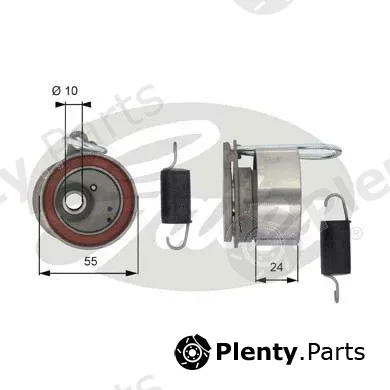 Gates T43175 — Tensioner Pulley, timing belt PowerGrip®