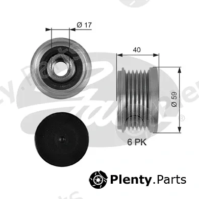 Gates OAP7097 — Alternator Freewheel Clutch DriveAlign®
