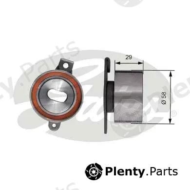 Gates T41186 — Tensioner Pulley, timing belt PowerGrip®