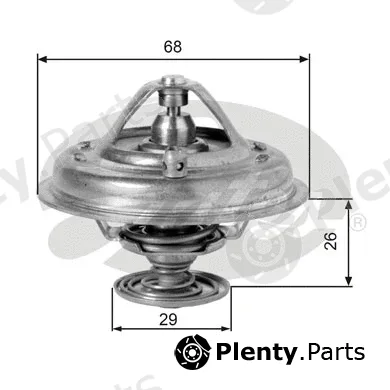 Gates TH10078G1 — Thermostat, coolant