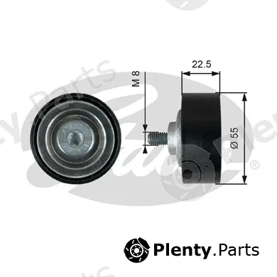 Gates T36767 — Deflection/Guide Pulley, V-ribbed belt DriveAlign®