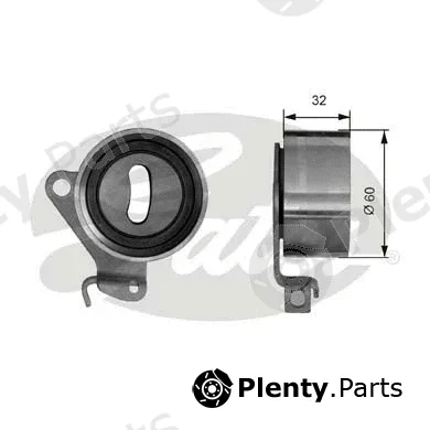 Gates T41048 — Tensioner Pulley, timing belt PowerGrip®