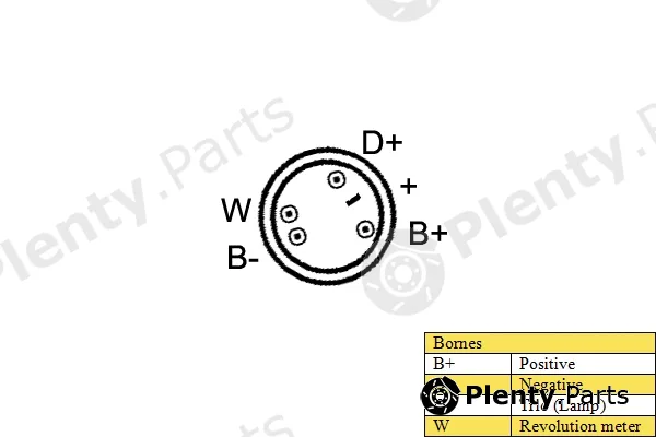 Da Silva 010444 — Alternator DA SILVA