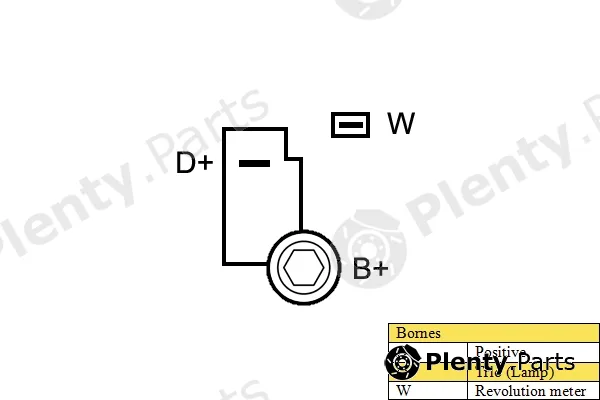 Da Silva 010349 — Alternator DA SILVA