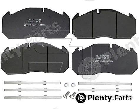 St-Templin 03.120.8700.021 — Brake Pad Set, disc brake