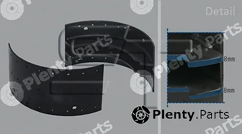 St-Templin 03.040.4004.808 — Brake Shoe Set