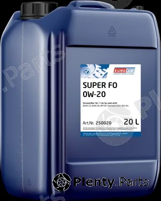 Eurolub 250020 — Engine Oil SUPER FO 0W-20