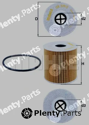 Knecht OX339/2D — Oil Filter