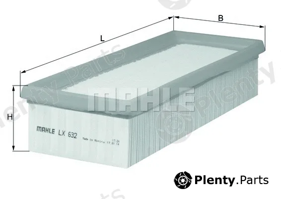 Knecht LX632 — Air Filter