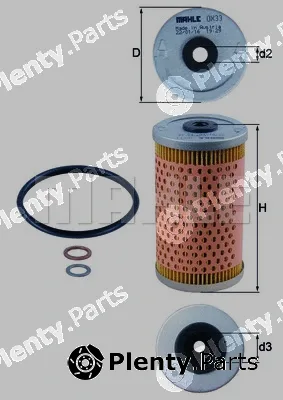 Knecht OX33D — Oil Filter