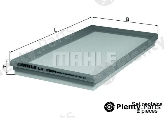 Knecht LX3594/S — Air Filter