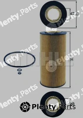 Knecht OX123/1D — Oil Filter