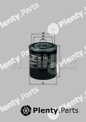 Knecht OC115 — Oil Filter