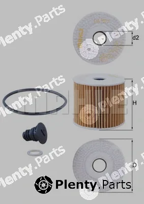 Knecht OX1077D — Oil Filter