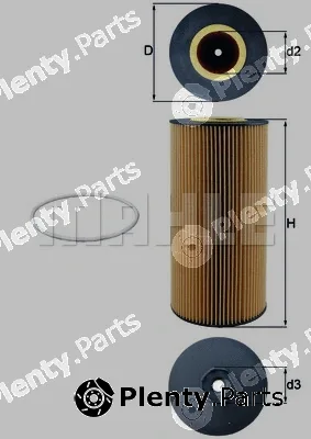 Knecht OX348D — Oil Filter