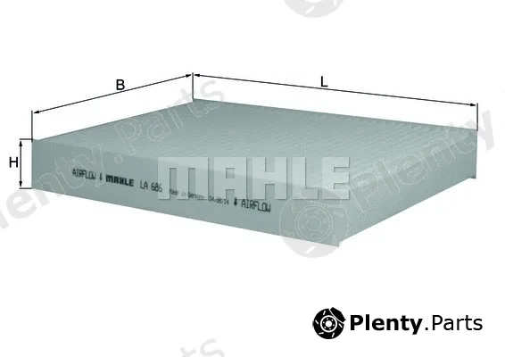 Knecht LA686 — Filter, cabin air