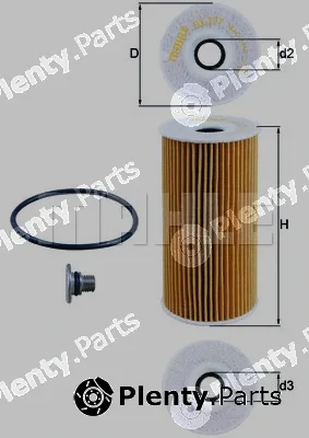 Knecht OX377D — Oil Filter