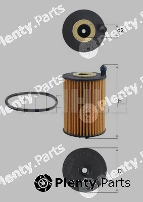 Knecht OX1266D — Oil Filter