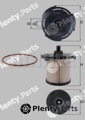 Knecht KX387D — Fuel Filter