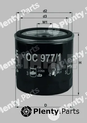 Knecht OC977/1 — Oil Filter