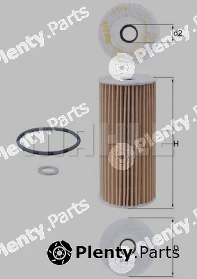 Knecht OX1048D — Oil Filter