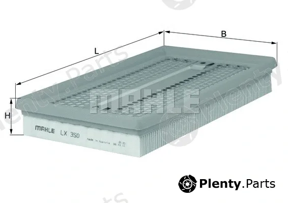 Knecht LX350 — Air Filter