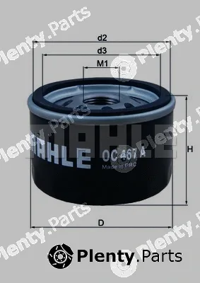 Knecht OC467A — Oil Filter