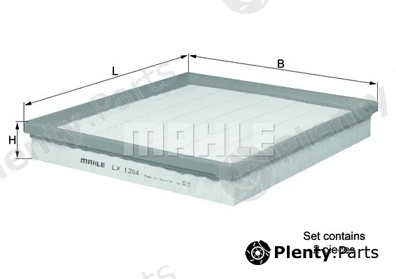 Knecht LX1264/S — Air Filter