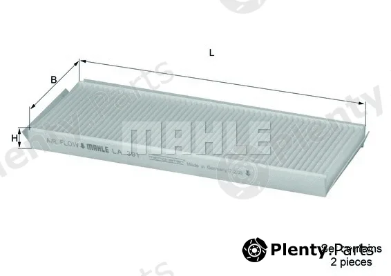 Knecht LA391/S — Filter, cabin air