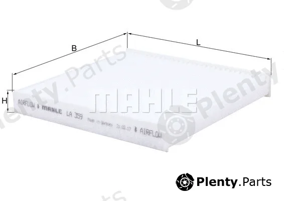 Knecht LA359 — Filter, cabin air