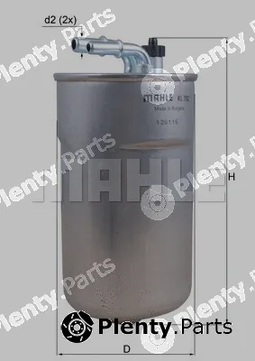 Knecht KL792 — Fuel Filter
