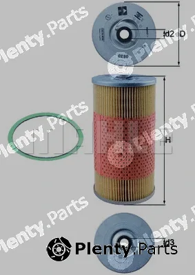 Knecht OX80D — Oil Filter