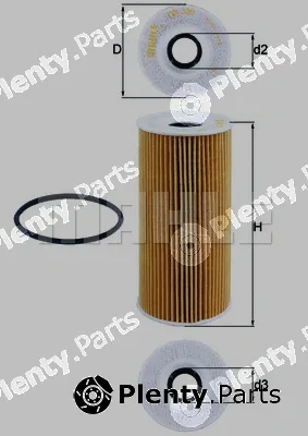Knecht OX366D — Oil Filter