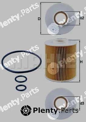 Knecht OX163/4D — Oil Filter