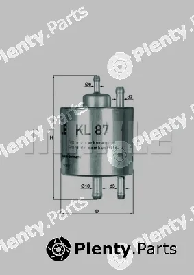 Knecht KL87 — Fuel Filter