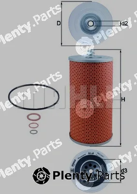 Knecht OX69D — Oil Filter