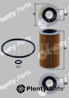 Knecht OX384D — Oil Filter