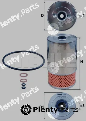 Knecht OX38D — Oil Filter