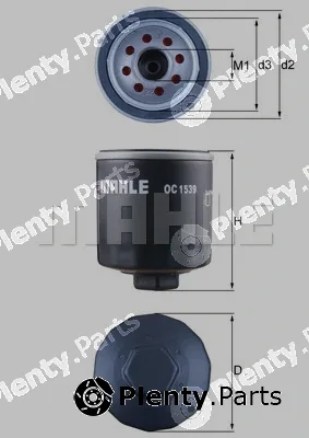Knecht OC1539 — Oil Filter