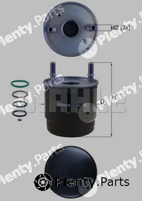Knecht KL1002D — Fuel Filter