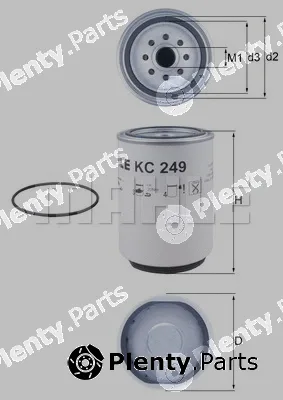 Knecht KC249D — Fuel Filter