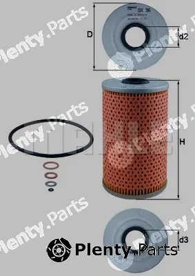 Knecht OX96D — Oil Filter